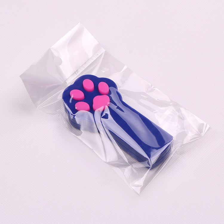 Explosions Pet Supplies Cat Toy Cat Claw Footprint Infrared Laser Light Laser Pen Self-Hi Artifact Cat Teaser