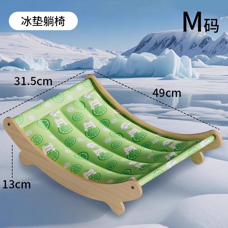 Cat Ice Pad Pet Summer Mat Recliner Summer Cooling Artifact Cat Hammock Ice Nest Sofa Cradle for Sleeping