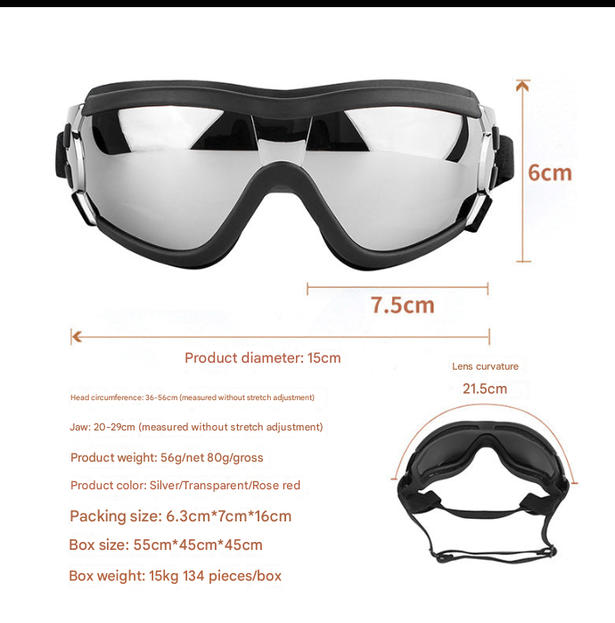 Pet glasses dog products goggles waterproof windproof sunscreen UV big dog glasses manufacturers wholesale