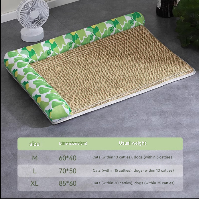 Dog Kennel Summer Removable and Washable Mat for Sleeping, Universal Medium-Sized Dog Bed Floor Mat for All Seasons, Summer Cooling Cat Mat