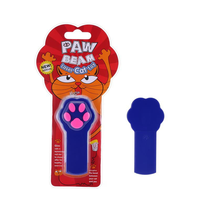 Explosions Pet Supplies Cat Toy Cat Claw Footprint Infrared Laser Light Laser Pen Self-Hi Artifact Cat Teaser