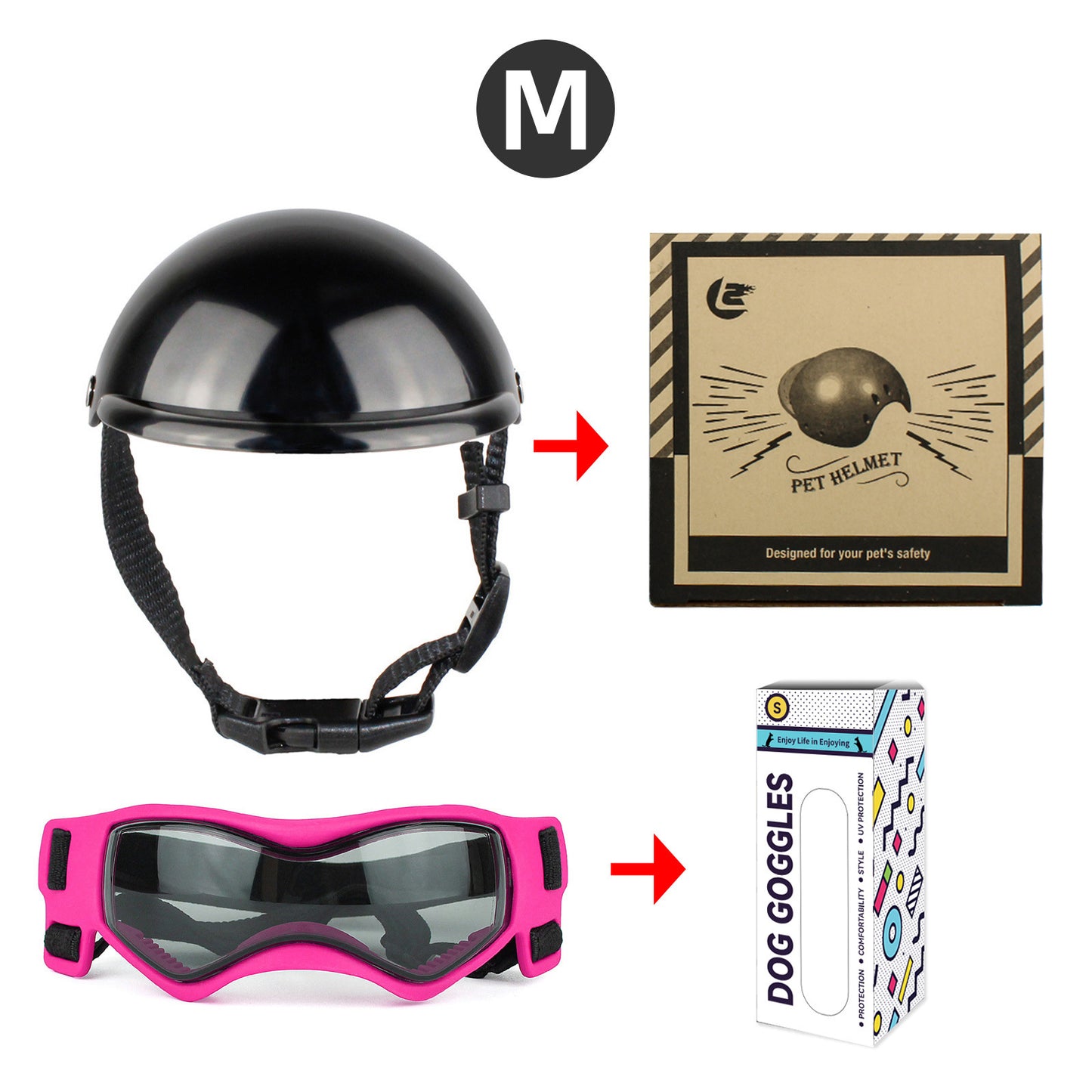 pet dog motorcycle helmet cat little helmet dog hat with glasses accessories dog safety helmet