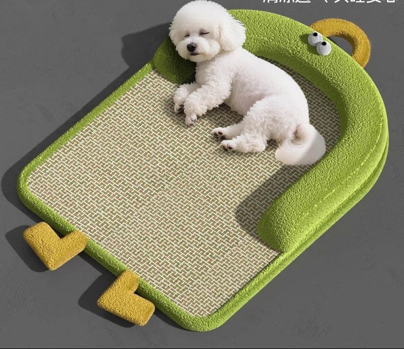 Dog Kennel Summer Removable and Washable Mat for Sleeping, Universal Medium-Sized Dog Bed Floor Mat for All Seasons, Summer Cooling Cat Mat