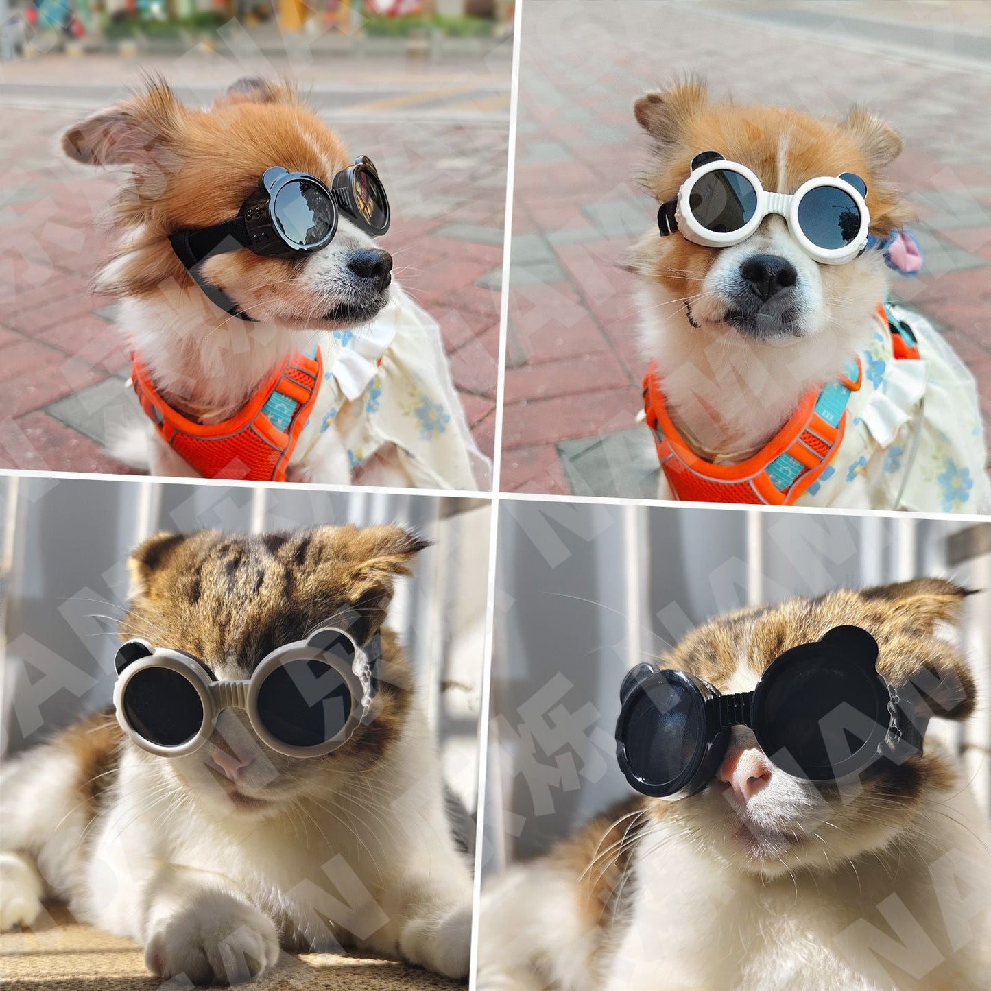 New pet glasses dog sun shade sunglasses goggles cat headdress UV protection pet supplies