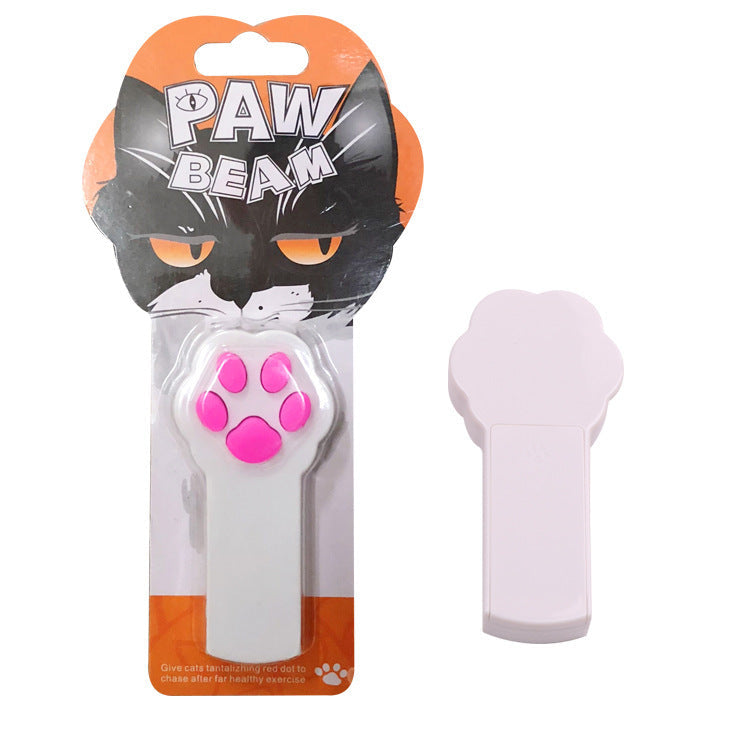 Explosions Pet Supplies Cat Toy Cat Claw Footprint Infrared Laser Light Laser Pen Self-Hi Artifact Cat Teaser