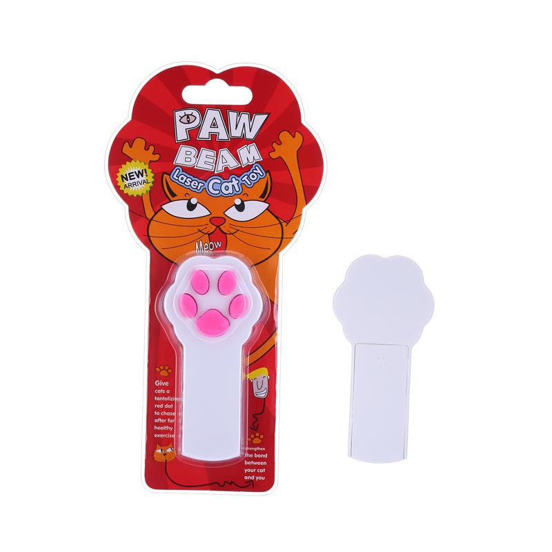 Explosions Pet Supplies Cat Toy Cat Claw Footprint Infrared Laser Light Laser Pen Self-Hi Artifact Cat Teaser