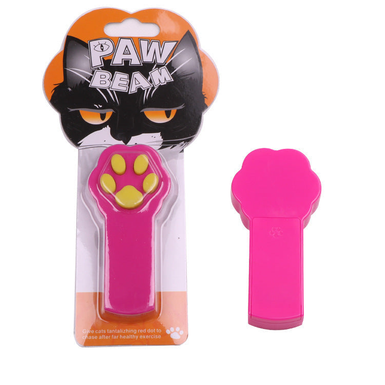 Explosions Pet Supplies Cat Toy Cat Claw Footprint Infrared Laser Light Laser Pen Self-Hi Artifact Cat Teaser