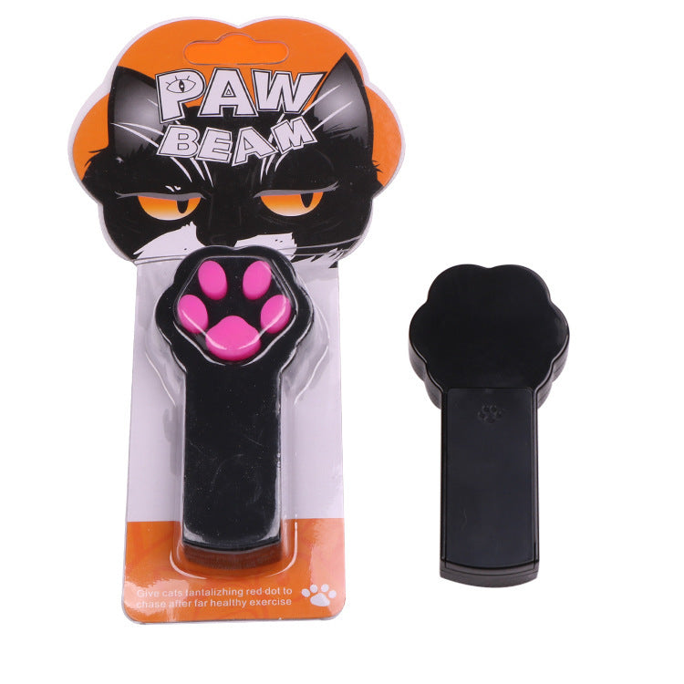 Explosions Pet Supplies Cat Toy Cat Claw Footprint Infrared Laser Light Laser Pen Self-Hi Artifact Cat Teaser