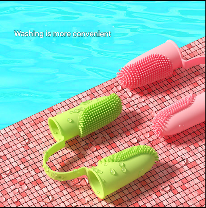 hot pet toothbrush dog cat pet supplies teeth cleaning finger sleeve oral cleaning tools