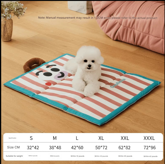 Pet Ice Mat Summer Dog Cooling Ice Nest Mat Cat Nest Dog Kennel Waterproof Sleeping Mat Machine Washable Sleeping Mat