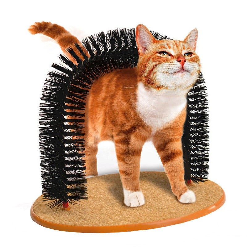 Factory Direct Pet supplies cat itch device arch massage brush cat brush brush cat scratch plate wholesale