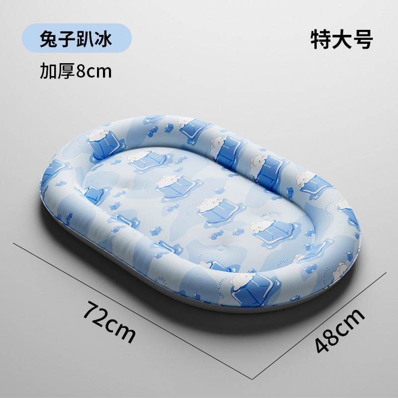 Cat Ice Pad Pet Summer Mat Recliner Summer Cooling Artifact Cat Hammock Ice Nest Sofa Cradle for Sleeping
