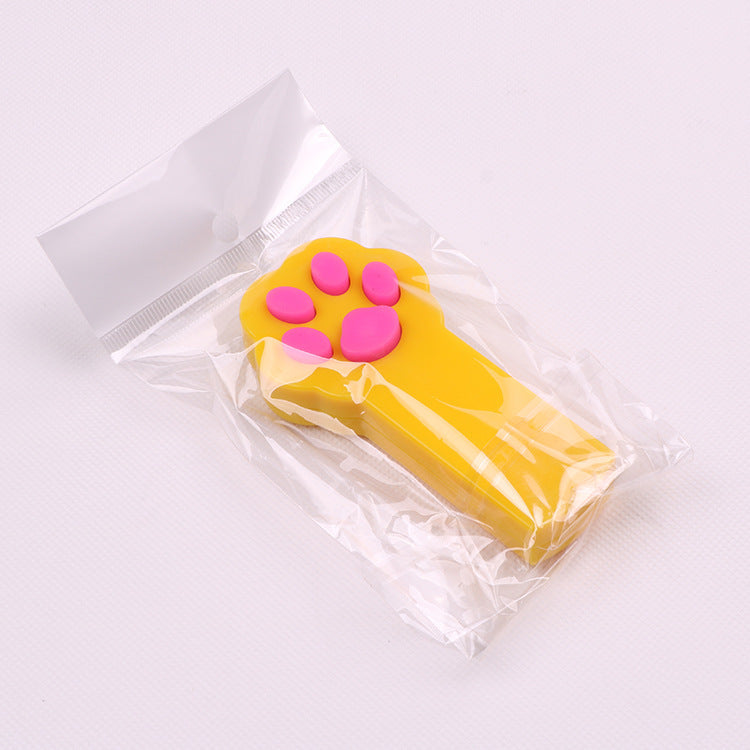 Explosions Pet Supplies Cat Toy Cat Claw Footprint Infrared Laser Light Laser Pen Self-Hi Artifact Cat Teaser