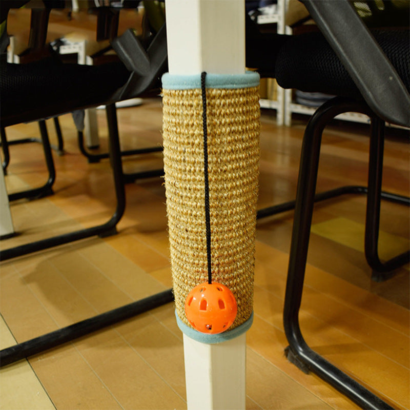 Factory direct pet cat toy cat claw grinder wear-resistant scratch table leg sisal pad cat scratch board seamless generation