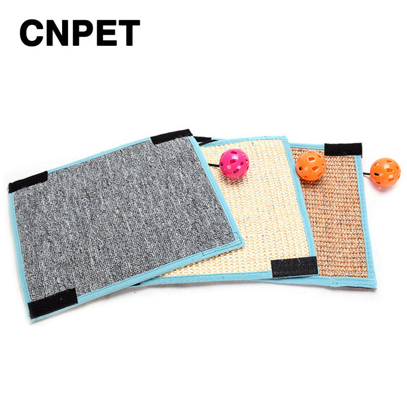 Factory direct pet cat toy cat claw grinder wear-resistant scratch table leg sisal pad cat scratch board seamless generation
