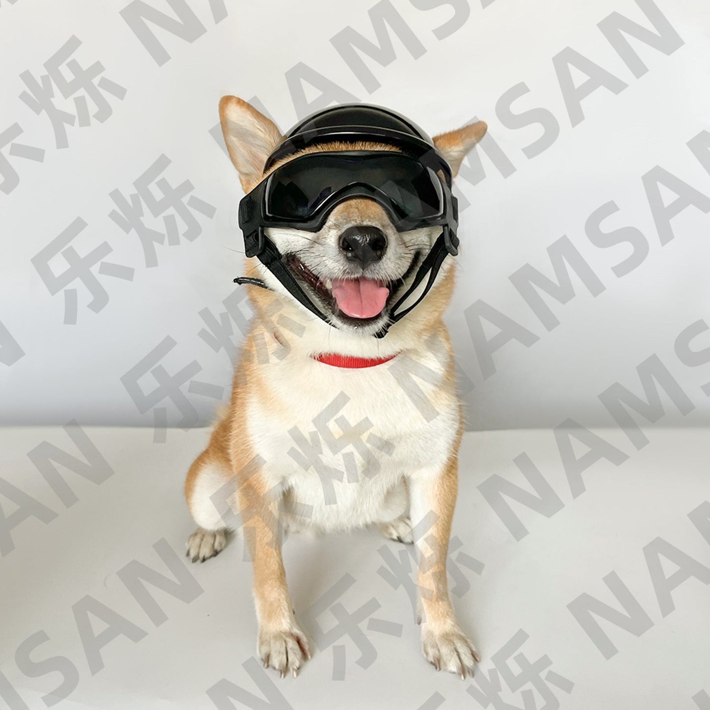 Pet Helmet Pet Glasses Matching Hat Dog Cat Motorcycle Safety Helmet Hat Accessories Hat Headwear