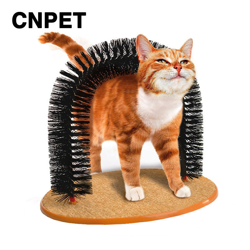 Factory Direct Pet supplies cat itch device arch massage brush cat brush brush cat scratch plate wholesale
