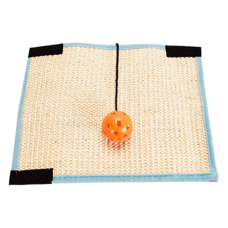 Factory direct pet cat toy cat claw grinder wear-resistant scratch table leg sisal pad cat scratch board seamless generation