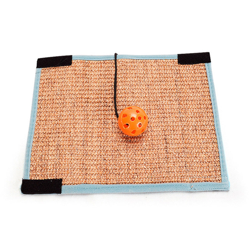 Factory direct pet cat toy cat claw grinder wear-resistant scratch table leg sisal pad cat scratch board seamless generation