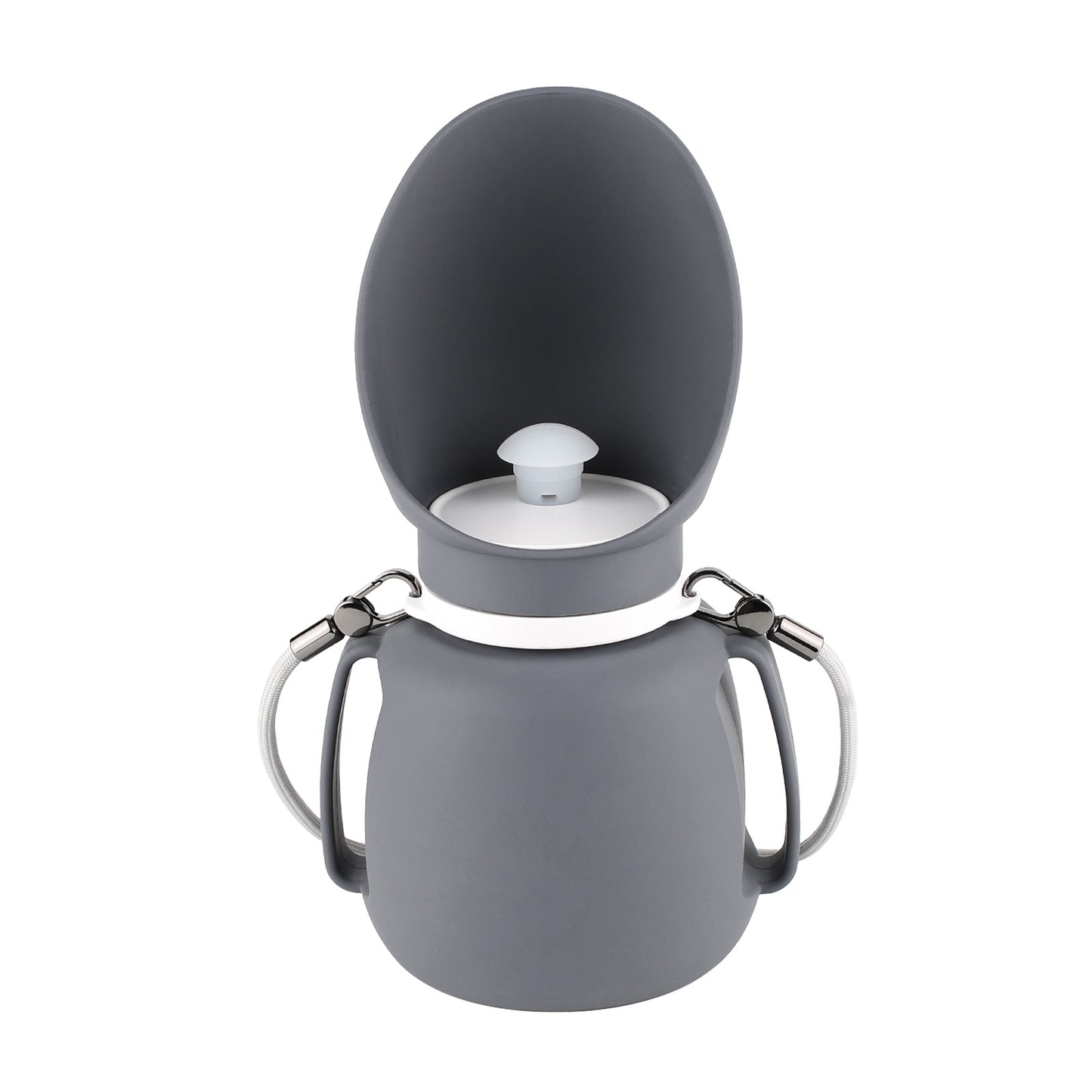 new convenient foldable pet water bottle accompanying water cup outdoor dog walking water dispenser pet supplies