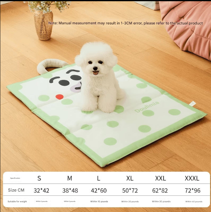Pet Ice Mat Summer Dog Cooling Ice Nest Mat Cat Nest Dog Kennel Waterproof Sleeping Mat Machine Washable Sleeping Mat