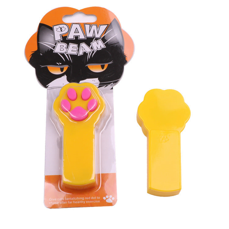 Explosions Pet Supplies Cat Toy Cat Claw Footprint Infrared Laser Light Laser Pen Self-Hi Artifact Cat Teaser