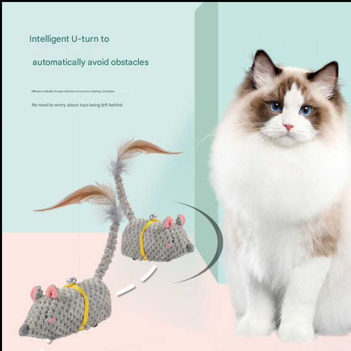 Cat Toy Mouse Can Run Electric Escape Simulation Mouse Rabbit Scratch Resistant Rechargeable Cat Toy Dog