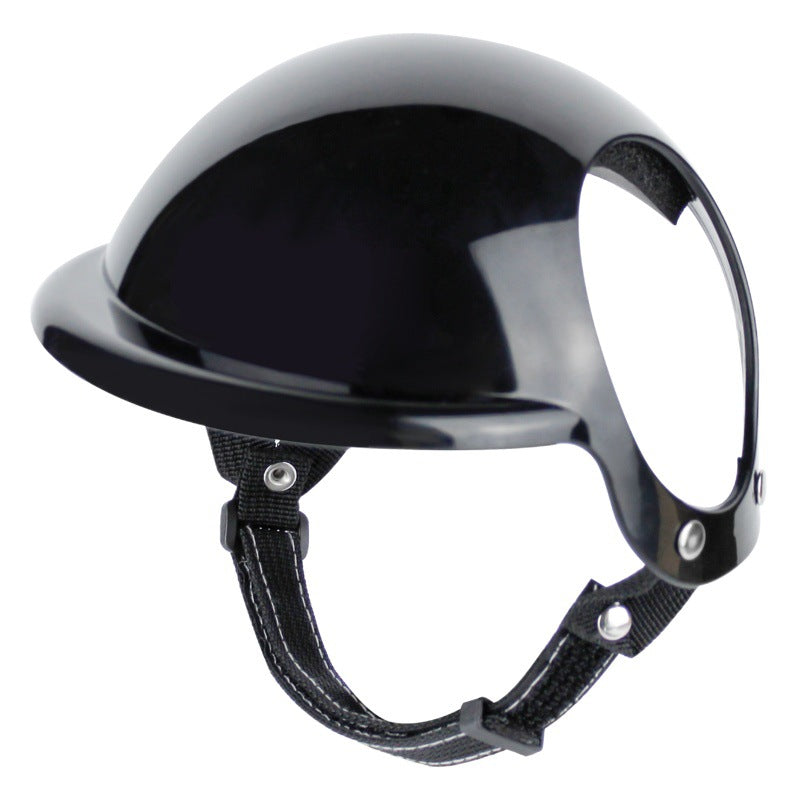 Pet helmet new hat dog cat motorcycle safety helmet hat accessories hat accessories factory direct sales