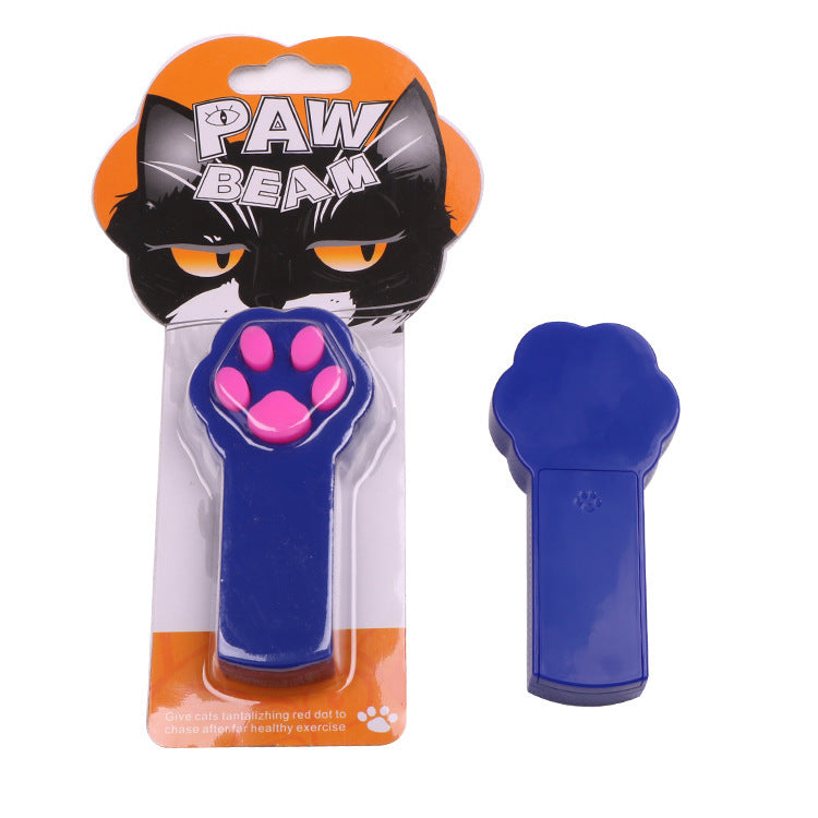 Explosions Pet Supplies Cat Toy Cat Claw Footprint Infrared Laser Light Laser Pen Self-Hi Artifact Cat Teaser
