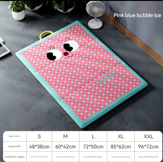 Pet Ice Mat Summer Dog Cooling Ice Nest Mat Cat Nest Dog Kennel Waterproof Sleeping Mat Machine Washable Sleeping Mat