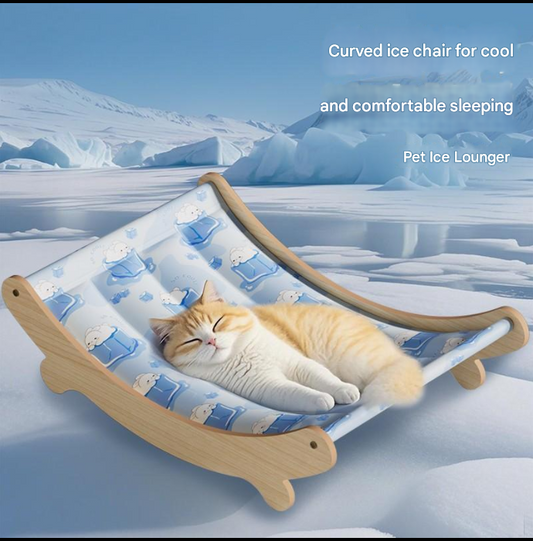 Cat Ice Pad Pet Summer Mat Recliner Summer Cooling Artifact Cat Hammock Ice Nest Sofa Cradle for Sleeping