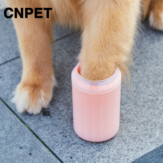 New cross-border explosions pet foot washing Cup dog foot washing machine cleaning beauty massage cup large wholesale