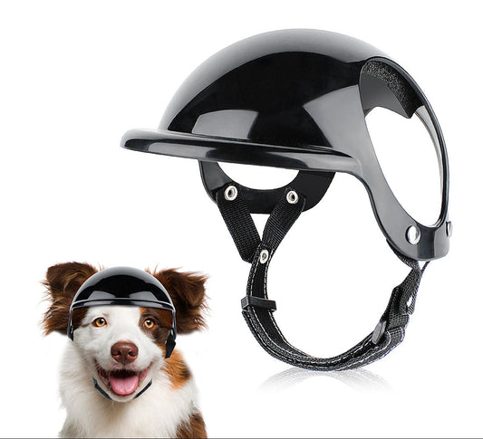 Pet helmet new hat dog cat motorcycle safety helmet hat accessories hat accessories factory direct sales